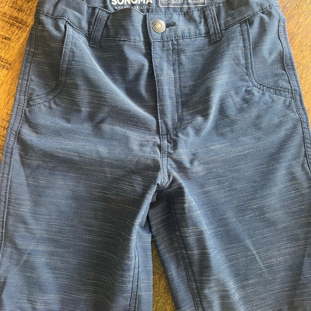 Sonoma Navy Tech Shorts 8 regular Boys